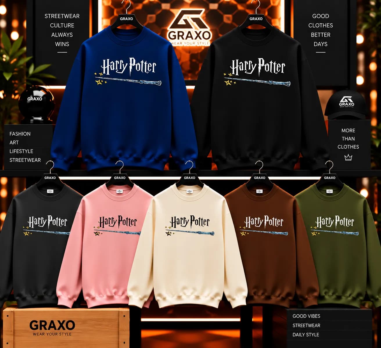 دورس هری پاتر مردانه و زنانه | دورس طرح Harry Potter | کد 2226 | گیفتیکس