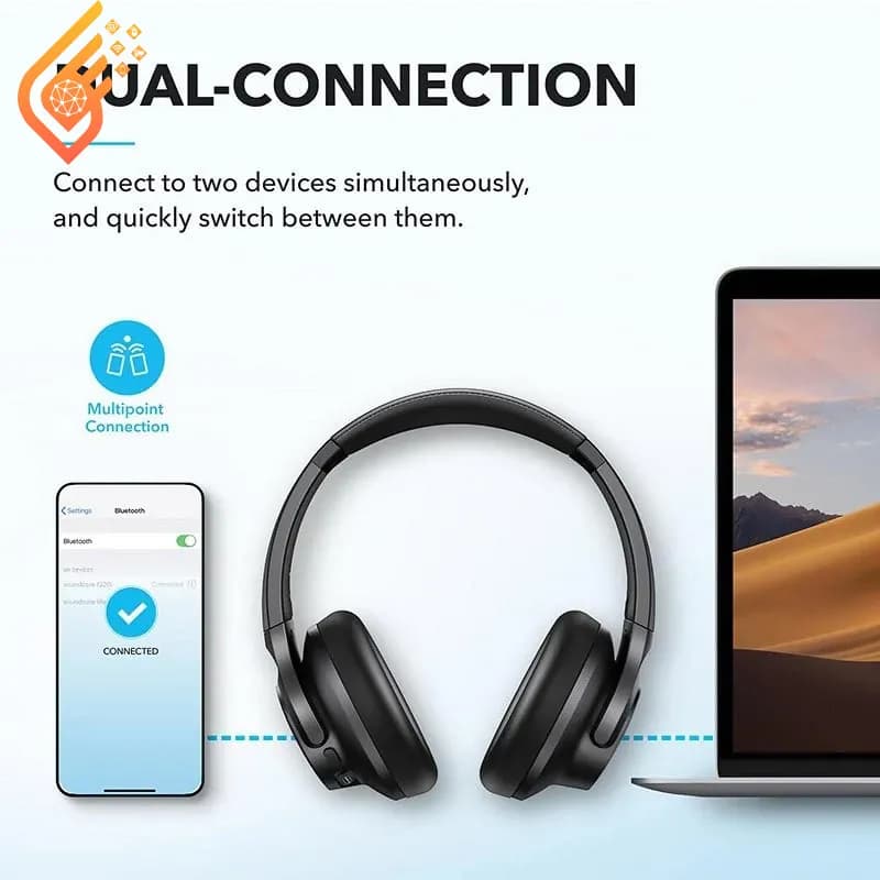 هدفون بلوتوثی انکر Soundcore Q20i A3004H11 — تصویر ۵