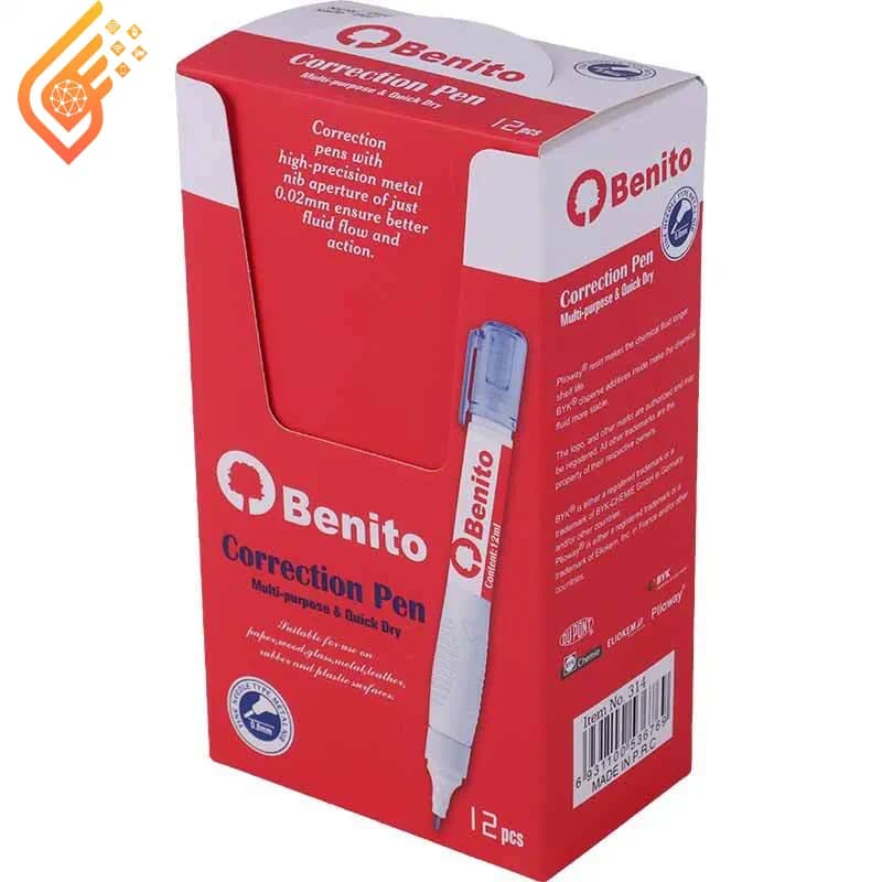 غلط گیر قلمی 12 میلی لیتری بنیتو مدل Benito 314 — تصویر ۴