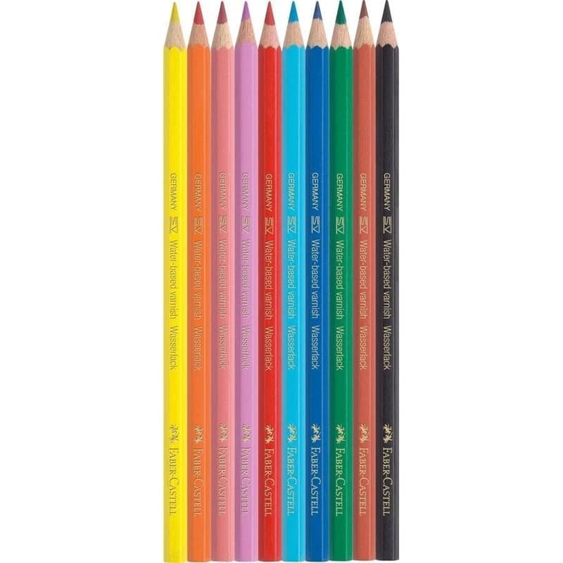 مداد رنگی 12 رنگ مقوایی کلاسیک Classic فابرکاستل FABER-CASTELL کد115852 — تصویر ۳