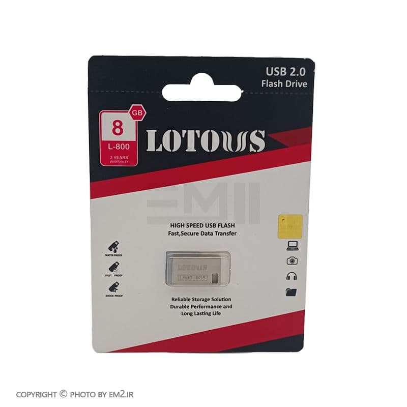 فلش مموری LOTOUS مدل L800 ظرفیت 8G