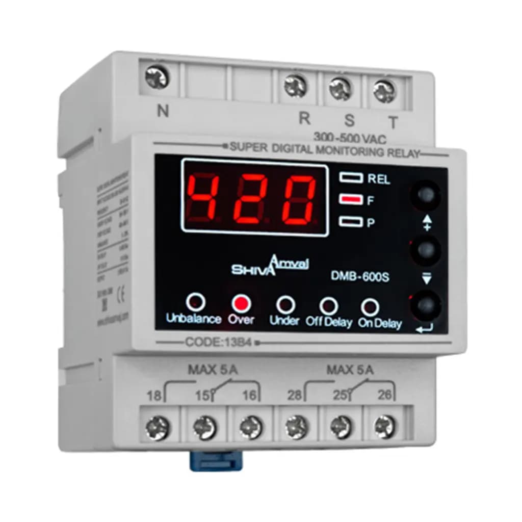 سوپر کنترل فاز دیجیتال مدل DMB -600S کد 13B4 برند شیوا امواج