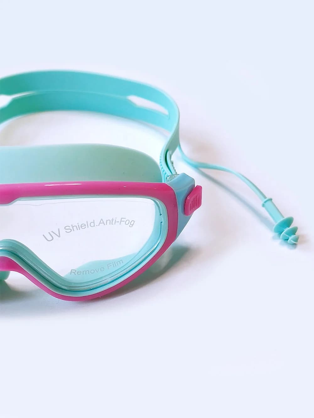 عینک استخر کودکان دخترانه و پسرانه فرم بزرگ برند اسپیدو ( Speedo ) گوشگیر دار — تصویر ۴