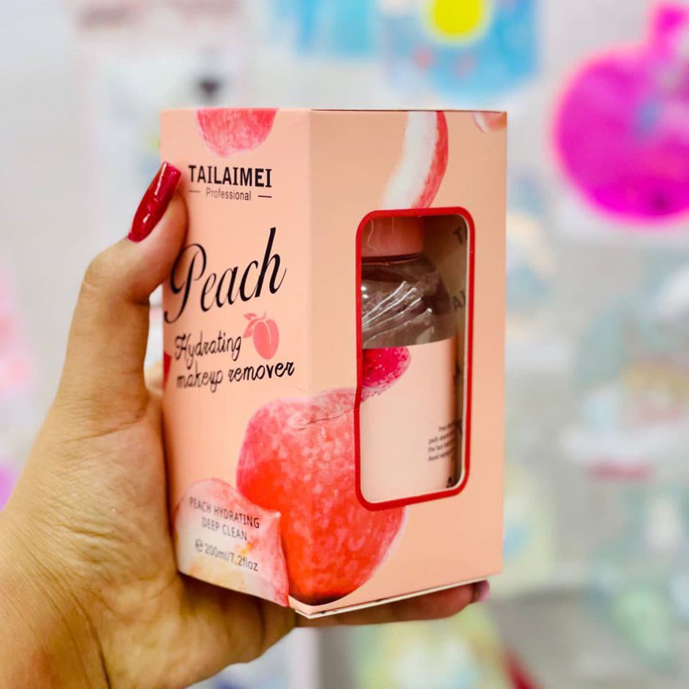 پاک کننده آرایش (میسلار واتر) تایلامی هلو مدل Peach Hydrating Deep Clean حجم ۲۰۰ میلیلیتر — تصویر ۲