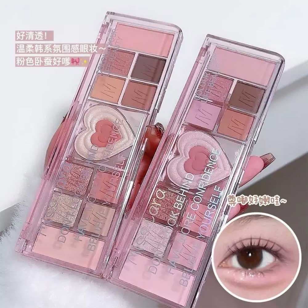 پالت سایه و هایلایتر و رژگونه قلبی میس لارا — تصویر ۴