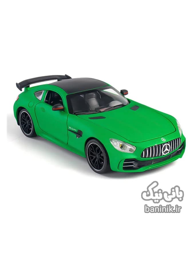 ماشین فلزی عقب کش بنز AMG سبز 24071