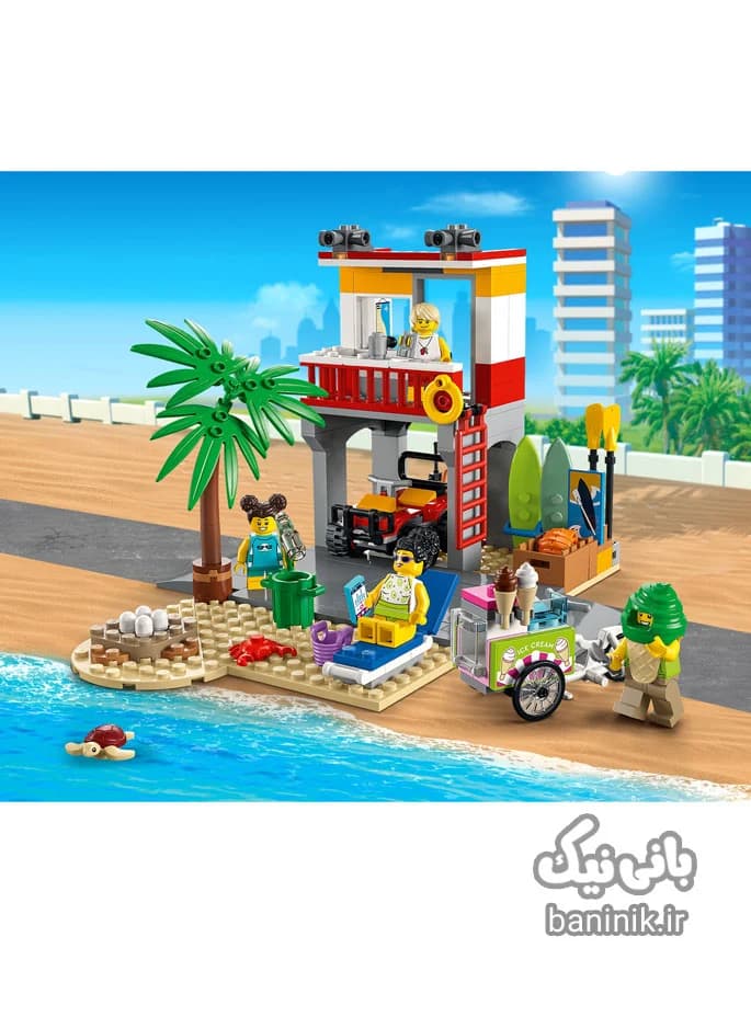 لگو سیتی مدل نجات غریق ساحلی LEGO City 60328 — تصویر ۵