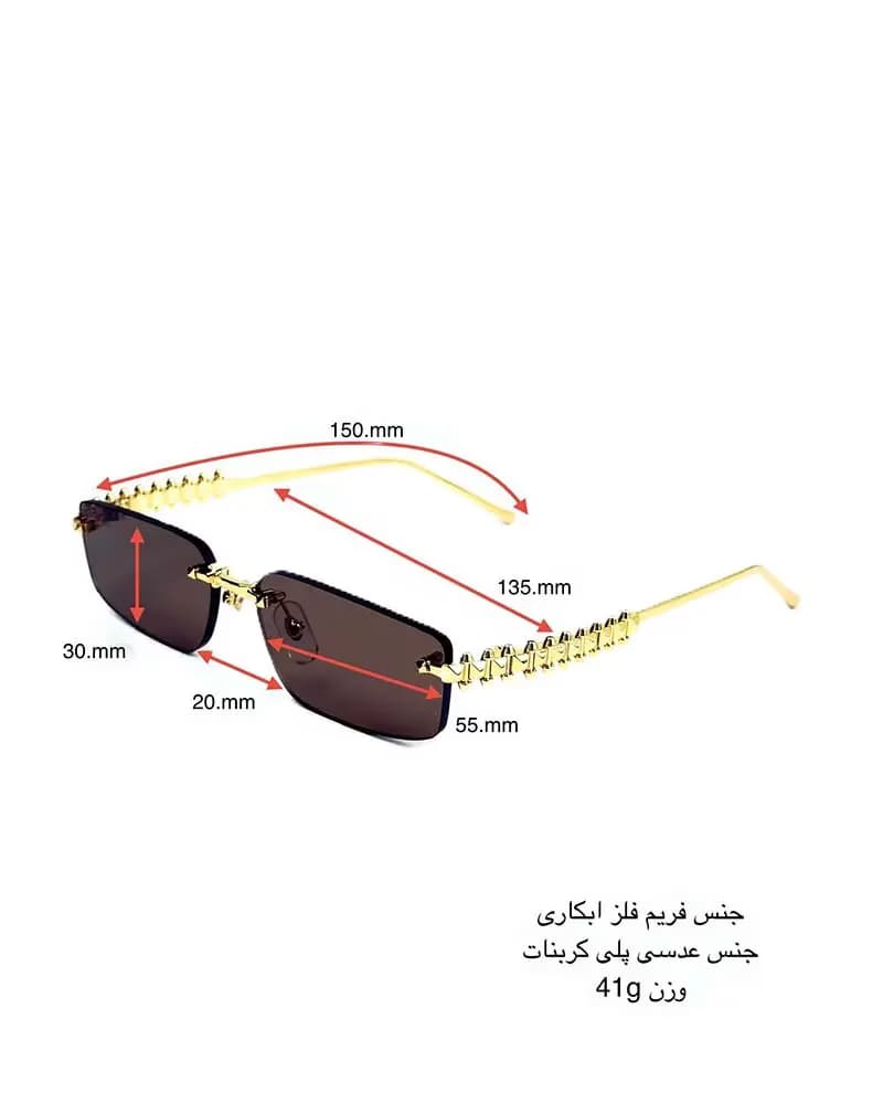 عینک آفتابی زنانه کارتیر مدل CARTIER CT0544S — تصویر ۶