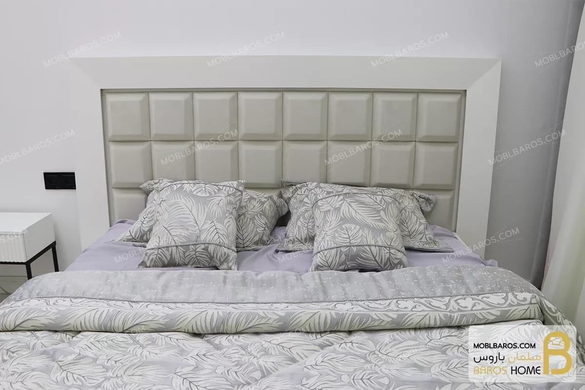 سرویس خواب دو نفره چوبی اسپرت مدل ملینا — تصویر ۴