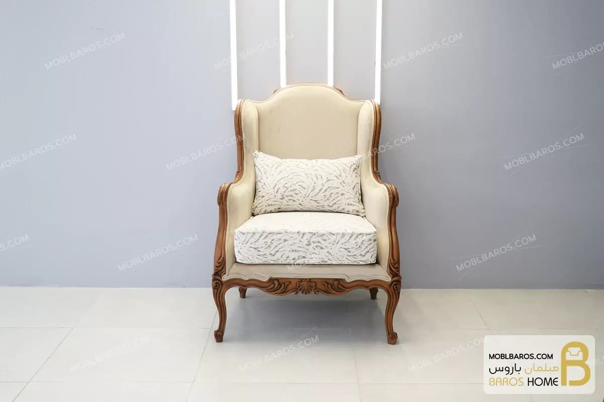 مبل تکنفره کلاسیک کویین رومینا — تصویر ۴