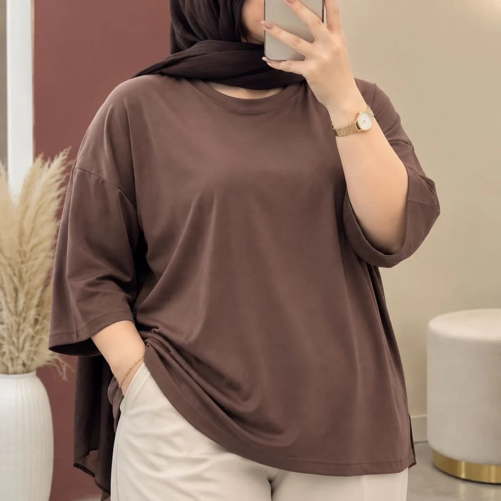 بلوز نخی تریکو خارجی گرم بالا زنانه/کد29917 — تصویر ۲