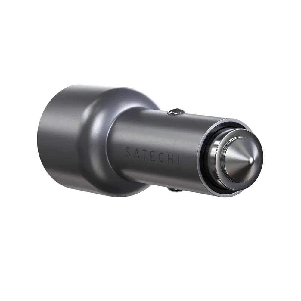 شارژر فندکی ۴۰ وات دو پورت ساتچی مدل Satechi 40W Dual USB-C PD Car Charger — تصویر ۳