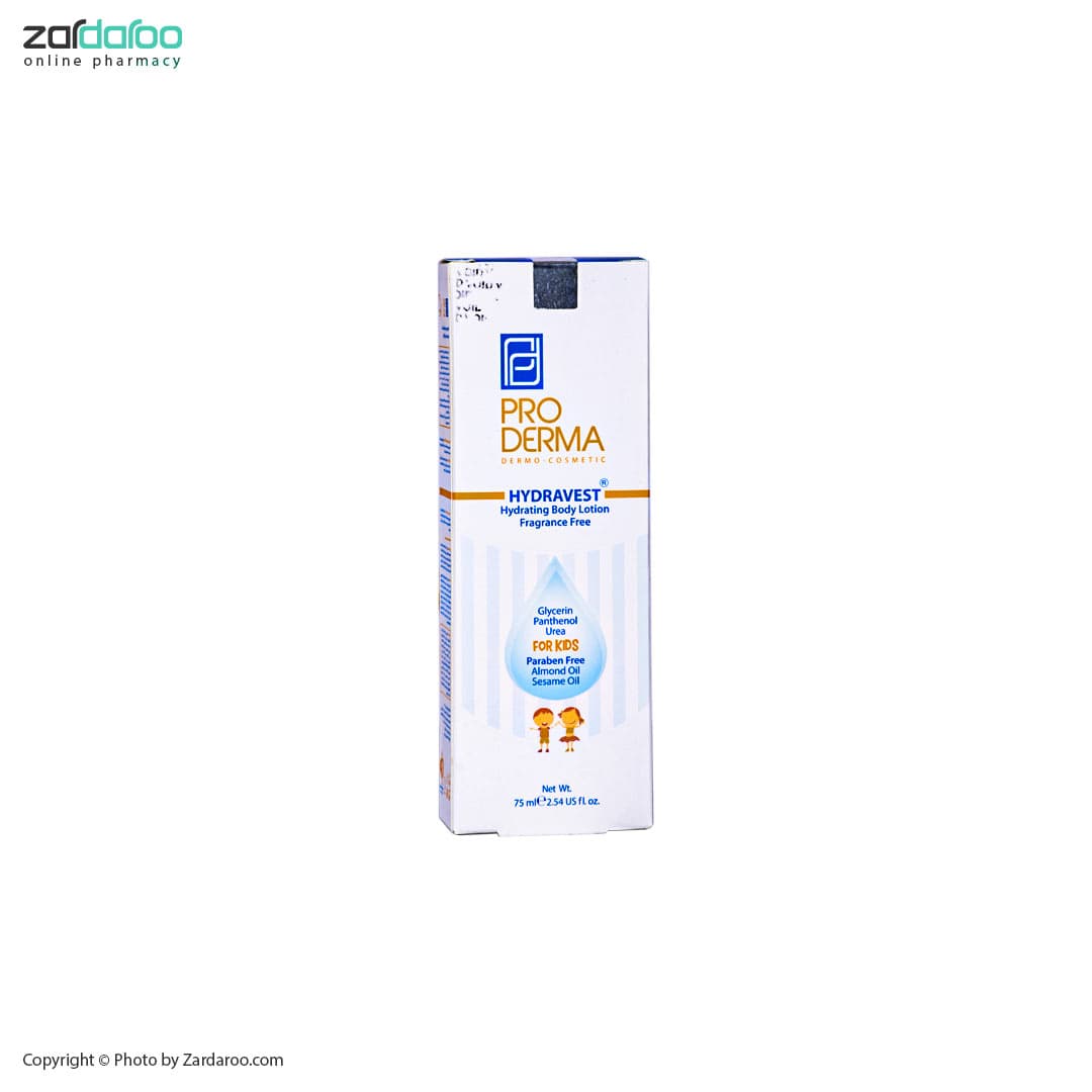 لوسیون مرطوب کننده صورت و بدن کودک پرودرما Pro Derma