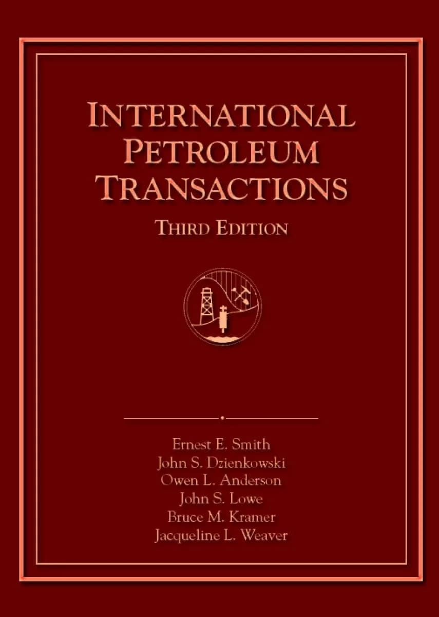 و دانلود نسخه کامل کتاب انگلیسی International Petroleum Transactions | کتاب خارجی