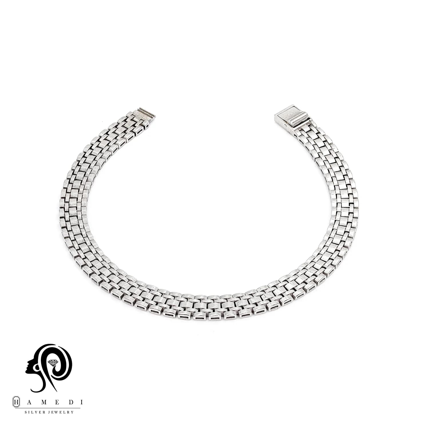 دستبند رولکس نقره زنانه اسپرتی مدل BE T33