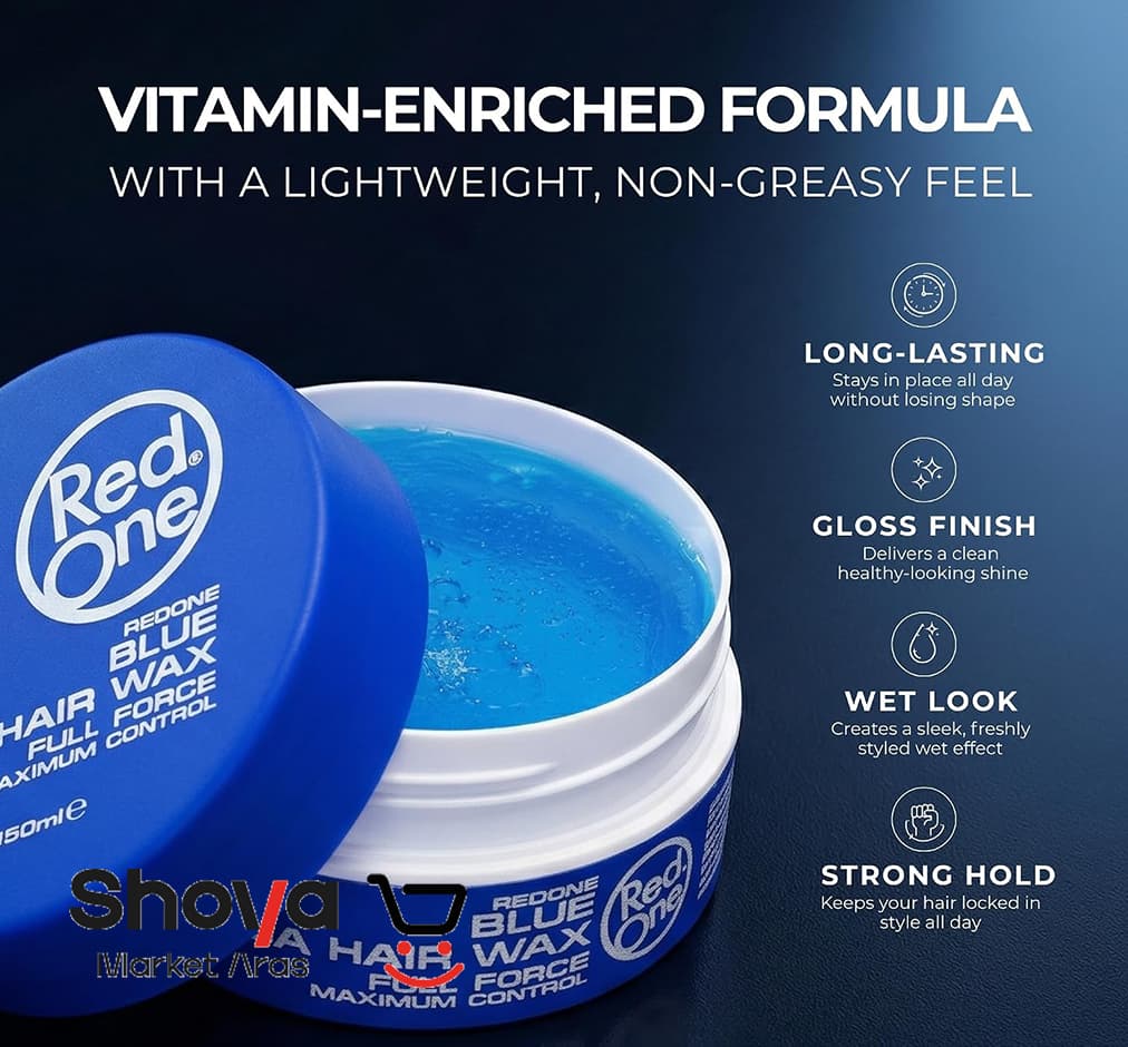 واکس مو رد وان Red One مدل Blue Aqua Full حجم 150 میلیلیتر — تصویر ۳
