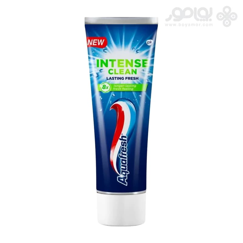خمیر دندان آکوا فرش مدل INTENSE CLEAN حجم 75 میل