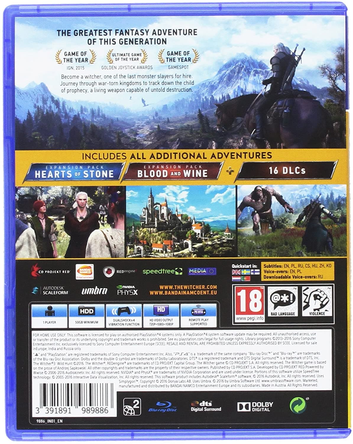 بازی The Witcher 3: Wild Hunt Game of The Year Edition برای PS4 — تصویر ۹