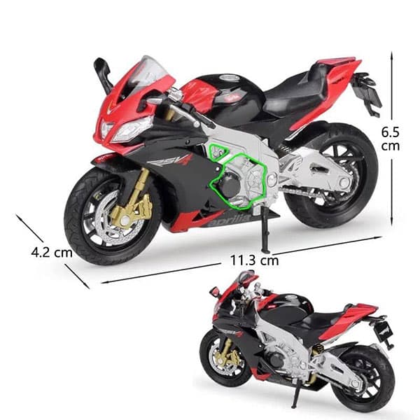 ماکت موتور سیکلت Aprilia RSV 4 Factory — تصویر ۳