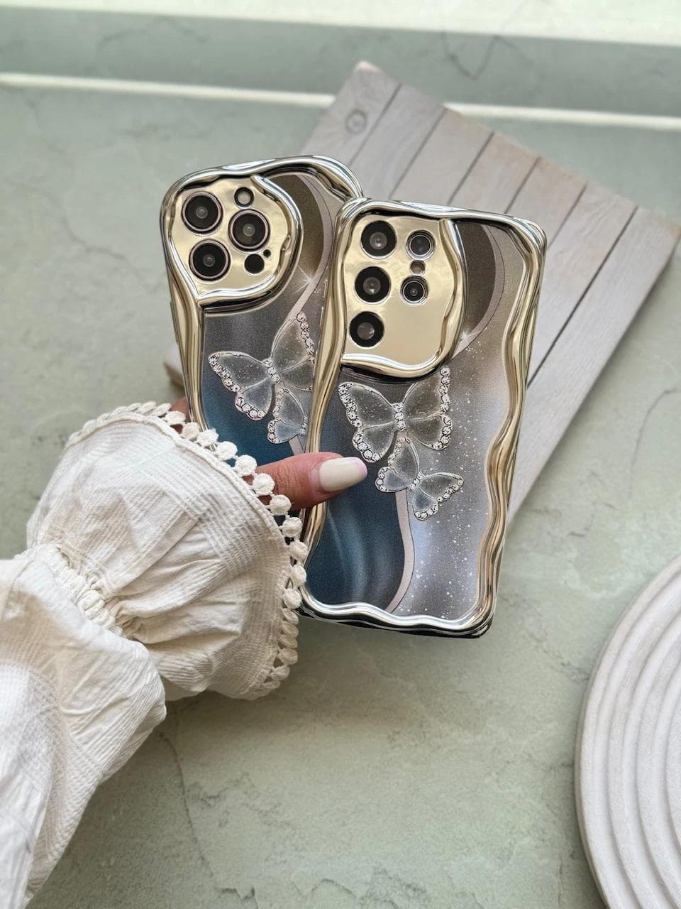 قاب Shiny Wings آیفون ، سامسونگ ، شیائومی (کدC2019) مناسب برای iPhone 15promax — تصویر ۵