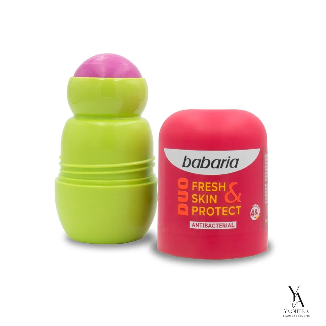 رول ضدتعریق بدون آلومینیوم محافظت کننده FRESH & SKIN PROTECT باباریا BABARIA حجم 50 میل — تصویر ۳