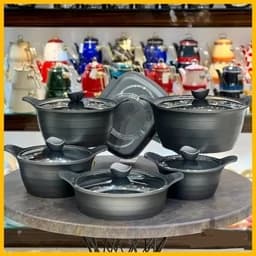 سرویس قابلمه 12 پارچه گرانیتی بارولی کره ای — تصویر ۲