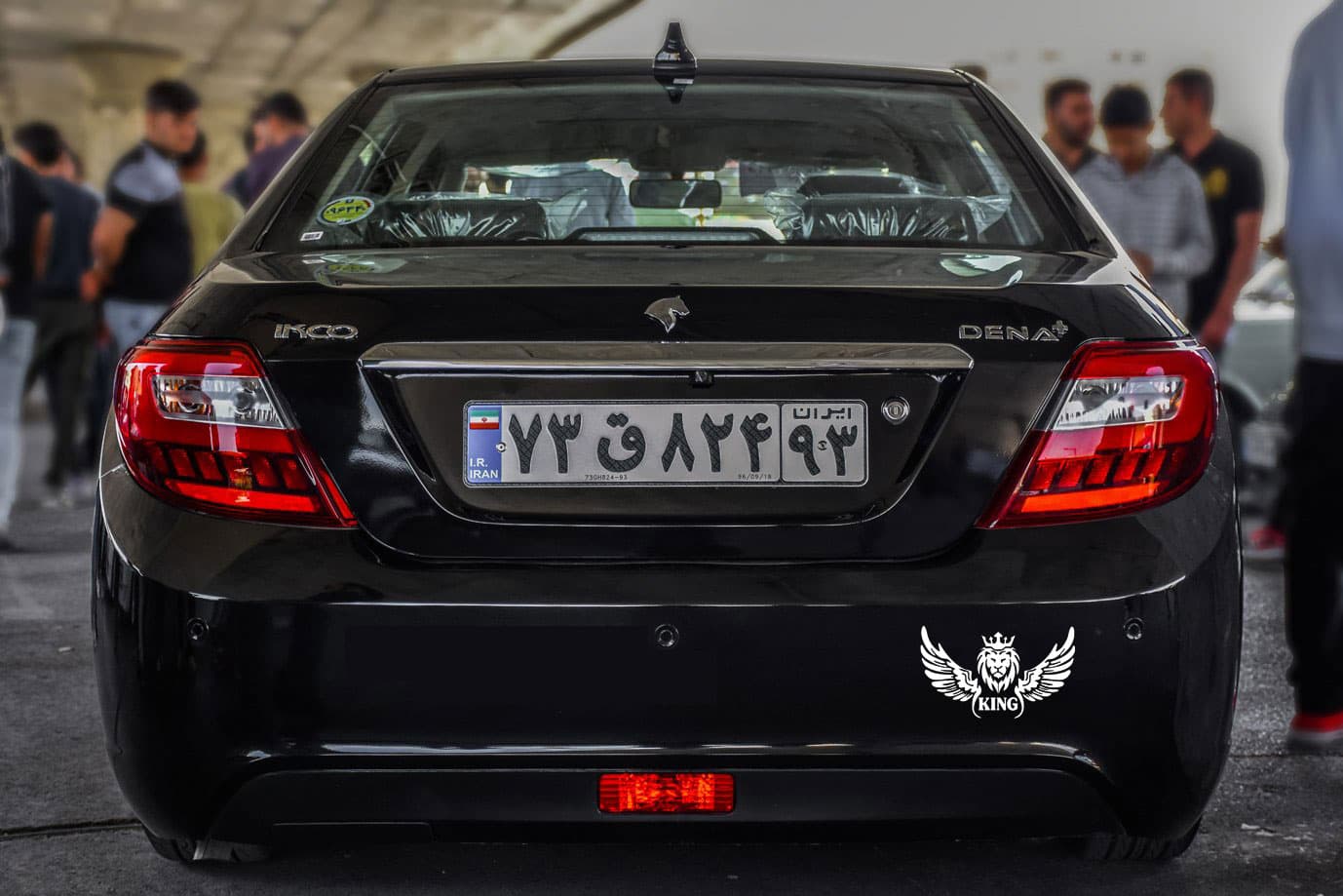 برچسب طرح شیر KING کد 1410 — تصویر ۲