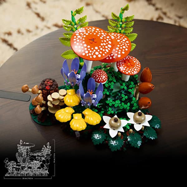 لگو سری Botanicals مدل Woodland Mushrooms کد 11505 — تصویر ۶