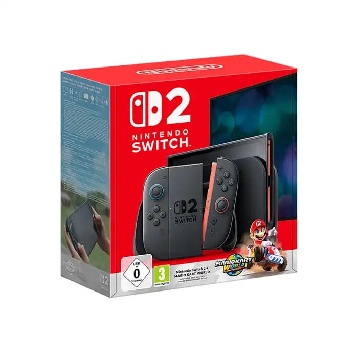 کنسول بازی Nintendo Switch 2 باندل Mario Kart World – مشکی — تصویر ۲