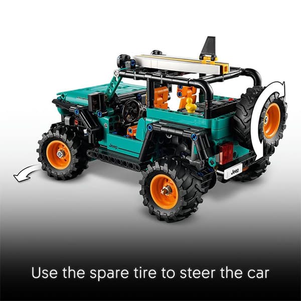 لگو سری تکنیک مدل Jeep Wrangler Rubicon SUV Car کد 42227 — تصویر ۵