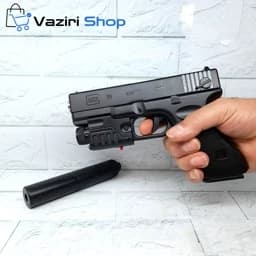 تفنگ اسباب بازی مدل کلت p180-2 لیزردار/ پرقدرت — تصویر ۴
