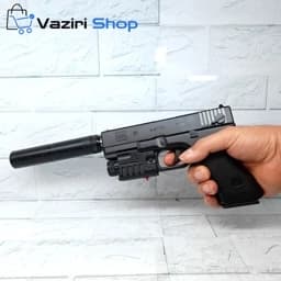 تفنگ اسباب بازی مدل کلت p180-2 لیزردار/ پرقدرت — تصویر ۳