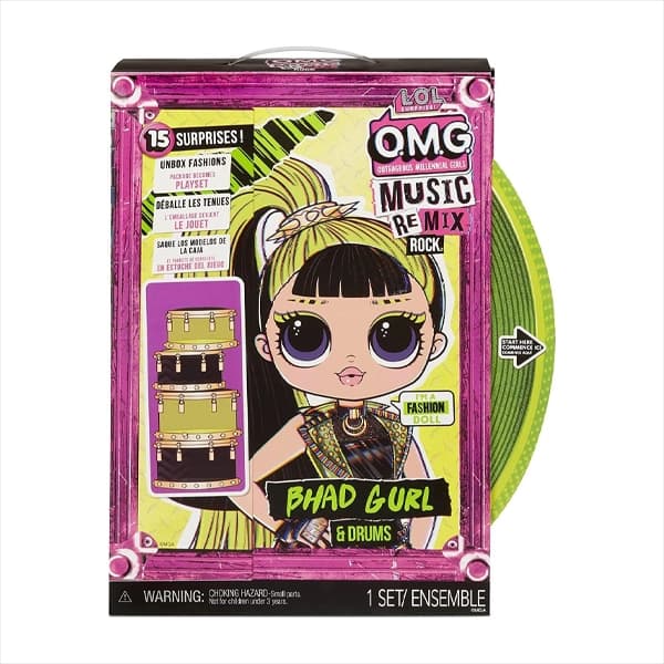 عروسک LOL OMG Surprise مدل Bhad Gurl And Drums — تصویر ۵