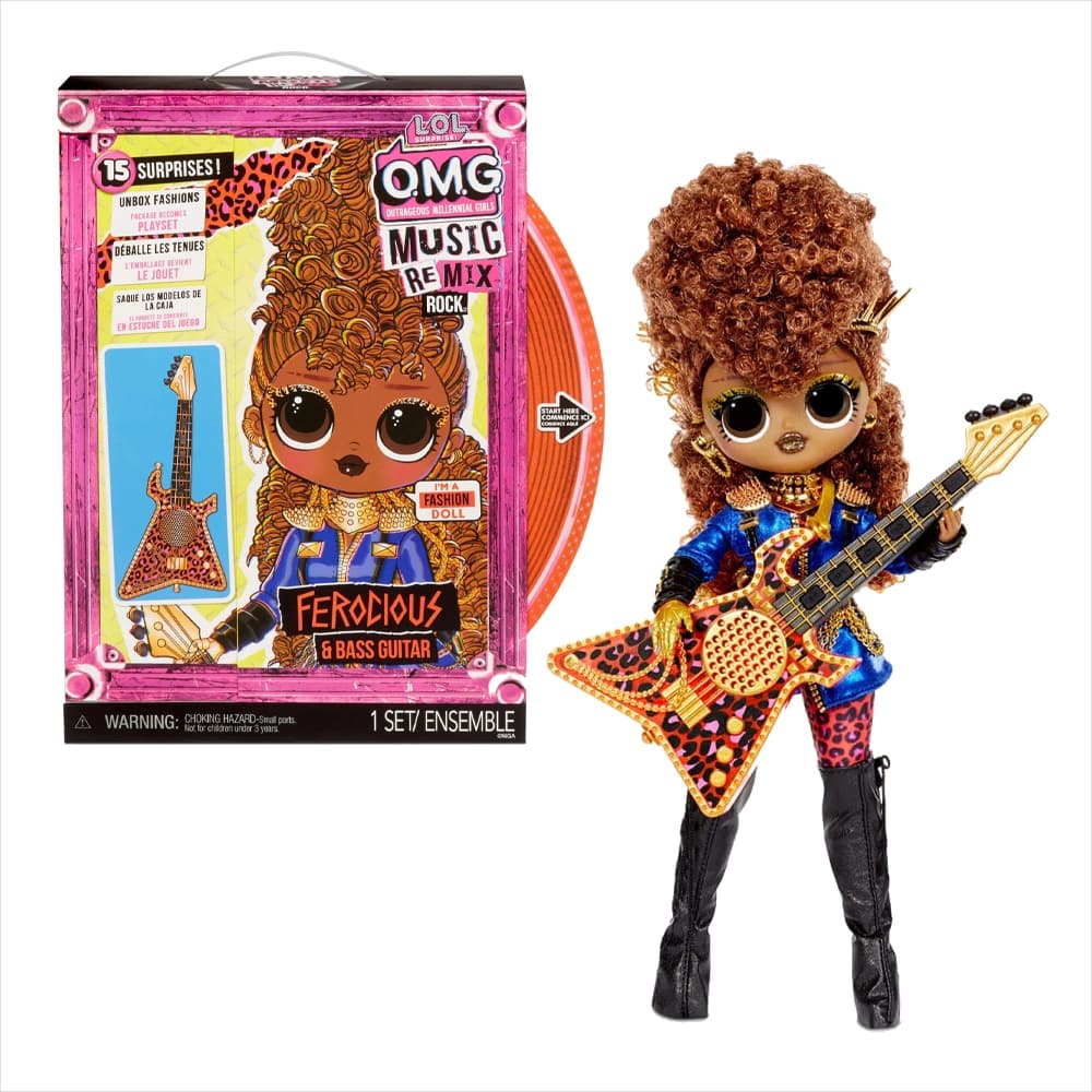 عروسک LOL OMG Surprise مدل Ferocious And Bass Guitar