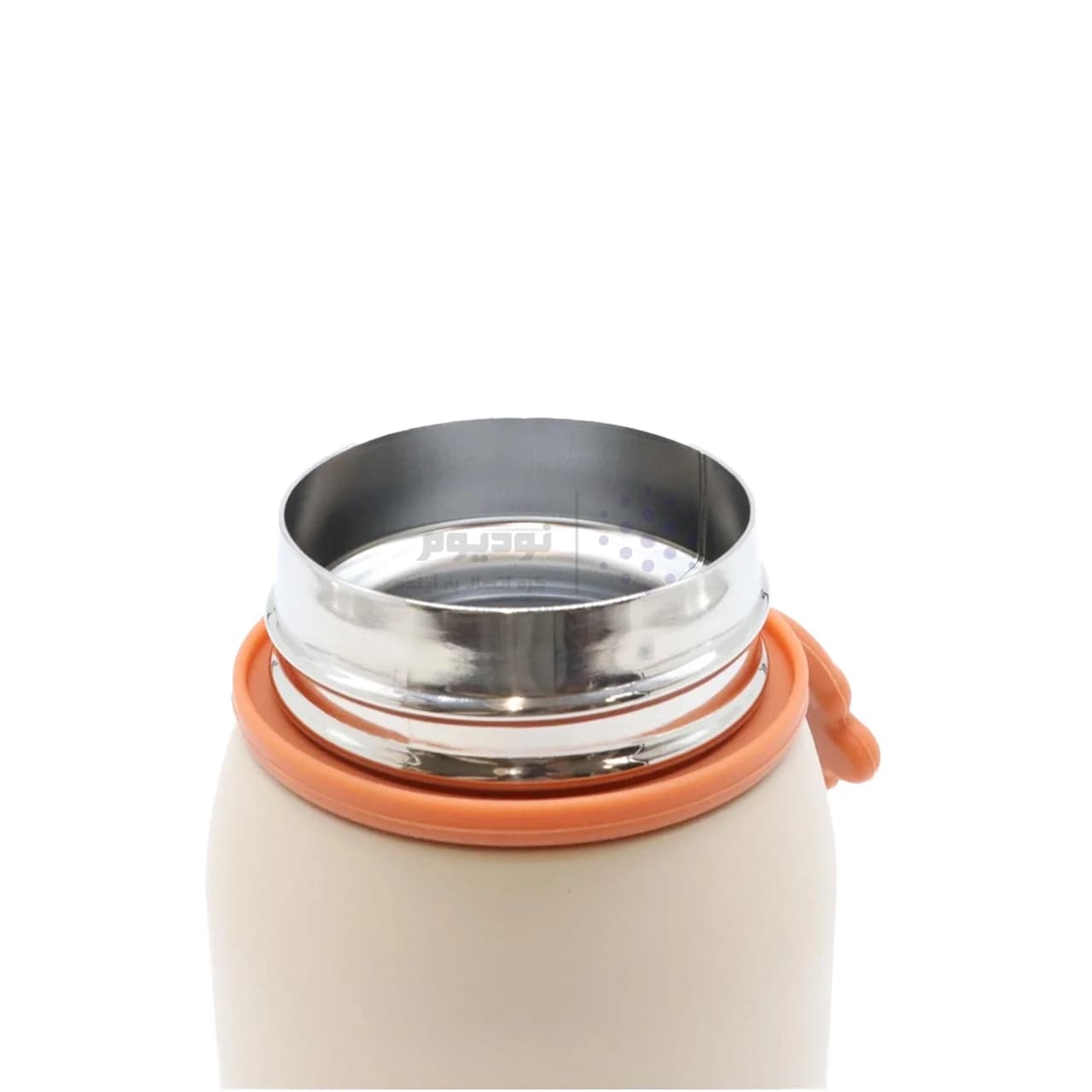 تراول ماگ HSCUP مدل HS-0221 ظرفیت 220 میلی لیتر- کرم نارنجی — تصویر ۲
