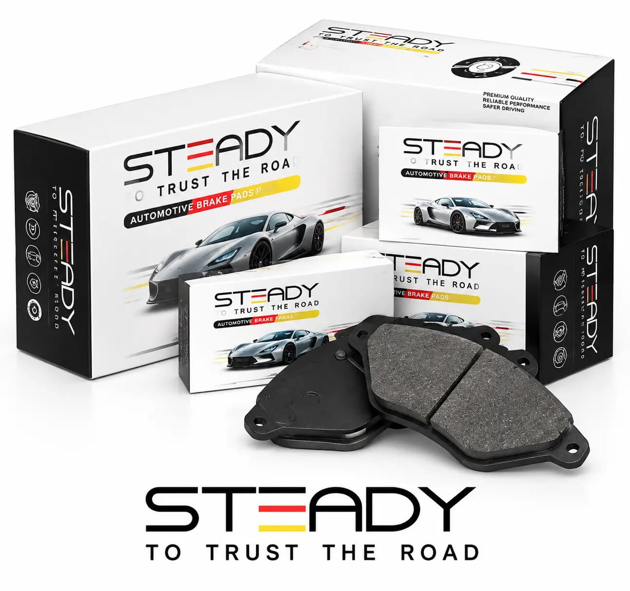 لنت ترمز سمند EF7 و دنا استدی (STEADY) فرمولاسیون آلمان