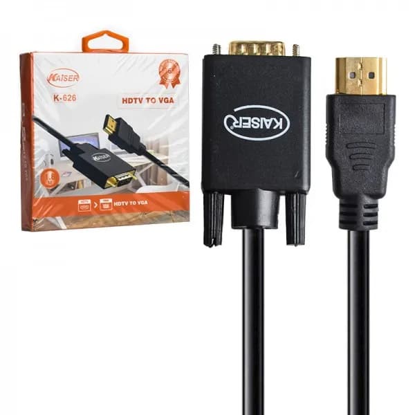 تبدیل 1.8 متری k626 HDMI TO VGA کایزر (Kaiser)