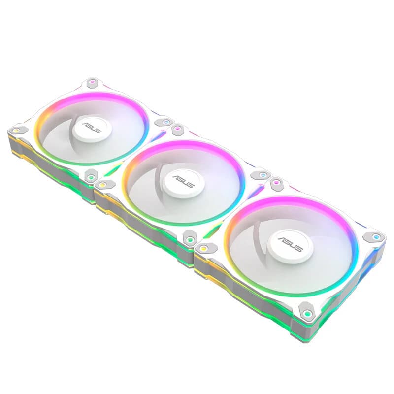فن کیس ایسوس Prime MR120 ARGB Reverse Blade سایز 120 میلی متری بسته 3 عددی — تصویر ۳