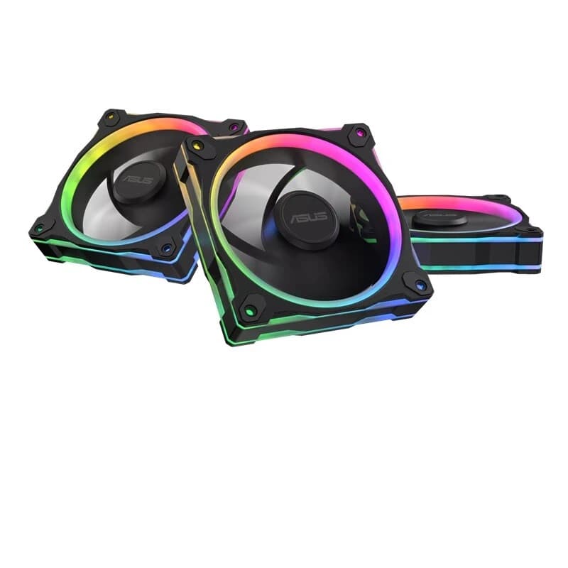 فن کیس ایسوس Prime MR120 ARGB Reverse Blade سایز 120 میلی متری بسته 3 عددی — تصویر ۴