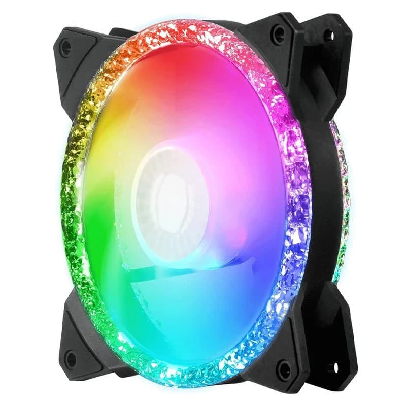 فن کیس کولر مستر MasterFan MF120 Prismatic ARGB سایز 120 میلی متر بسته 3 عددی — تصویر ۳