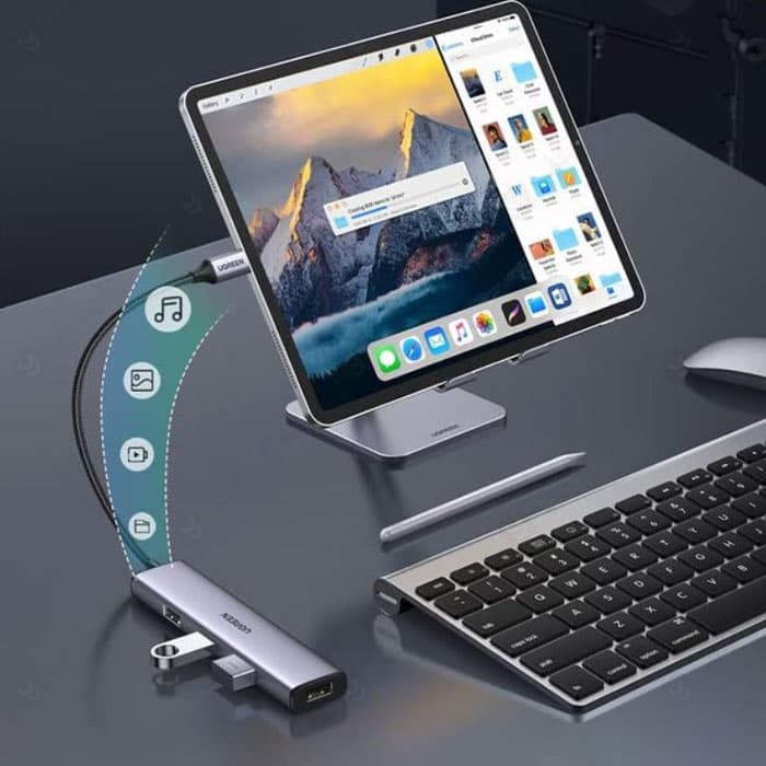 هاب 4 پورت Type C به USB 3.0 یوگرین CM473 — تصویر ۳