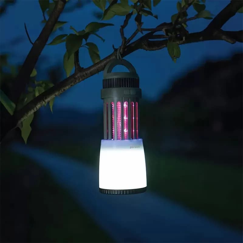 لامپ و چراغ حشره کش قابل حمل پرودو PORODO PORTABLE LAMP MOSQUITO ZAPPER PD-LS5WLMZ — تصویر ۳