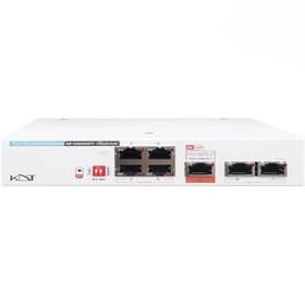 سوئیچ شبکه PoE کی دی تی مدل KP-0403H3T – 4عدد(POEUPLINK Gig) 120 وات بدنه تمام فلزي با استفاده از رنگ های الکترو استاتیك