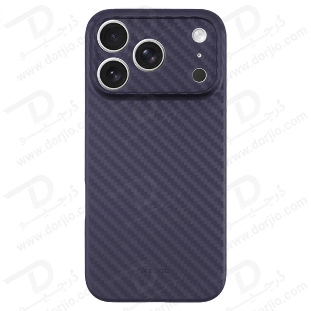قاب محافظ کربنی iPhone 17 Pro مدل Air Carbons مارک KZDOO — تصویر ۸