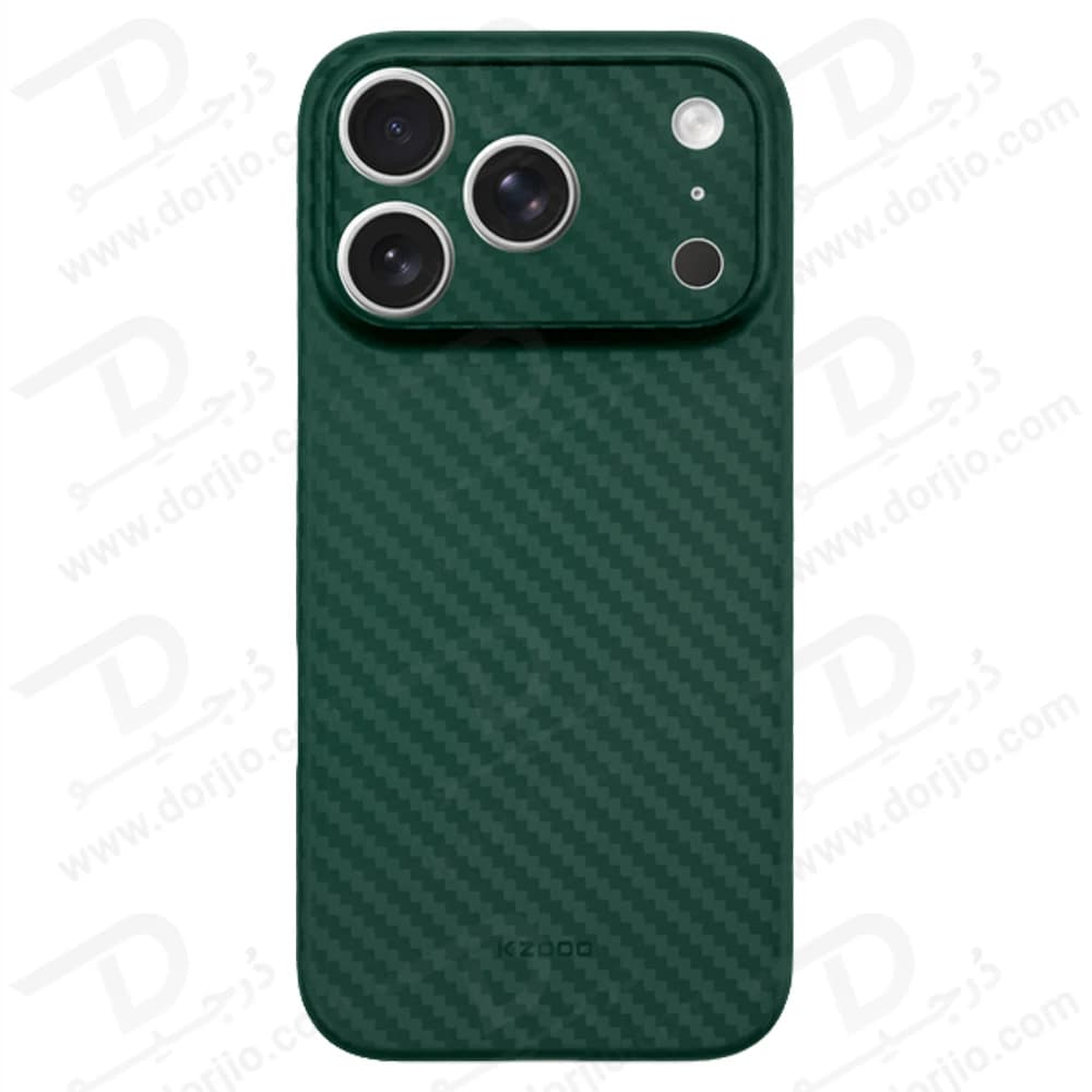 قاب محافظ کربنی iPhone 17 Pro مدل Air Carbons مارک KZDOO — تصویر ۷