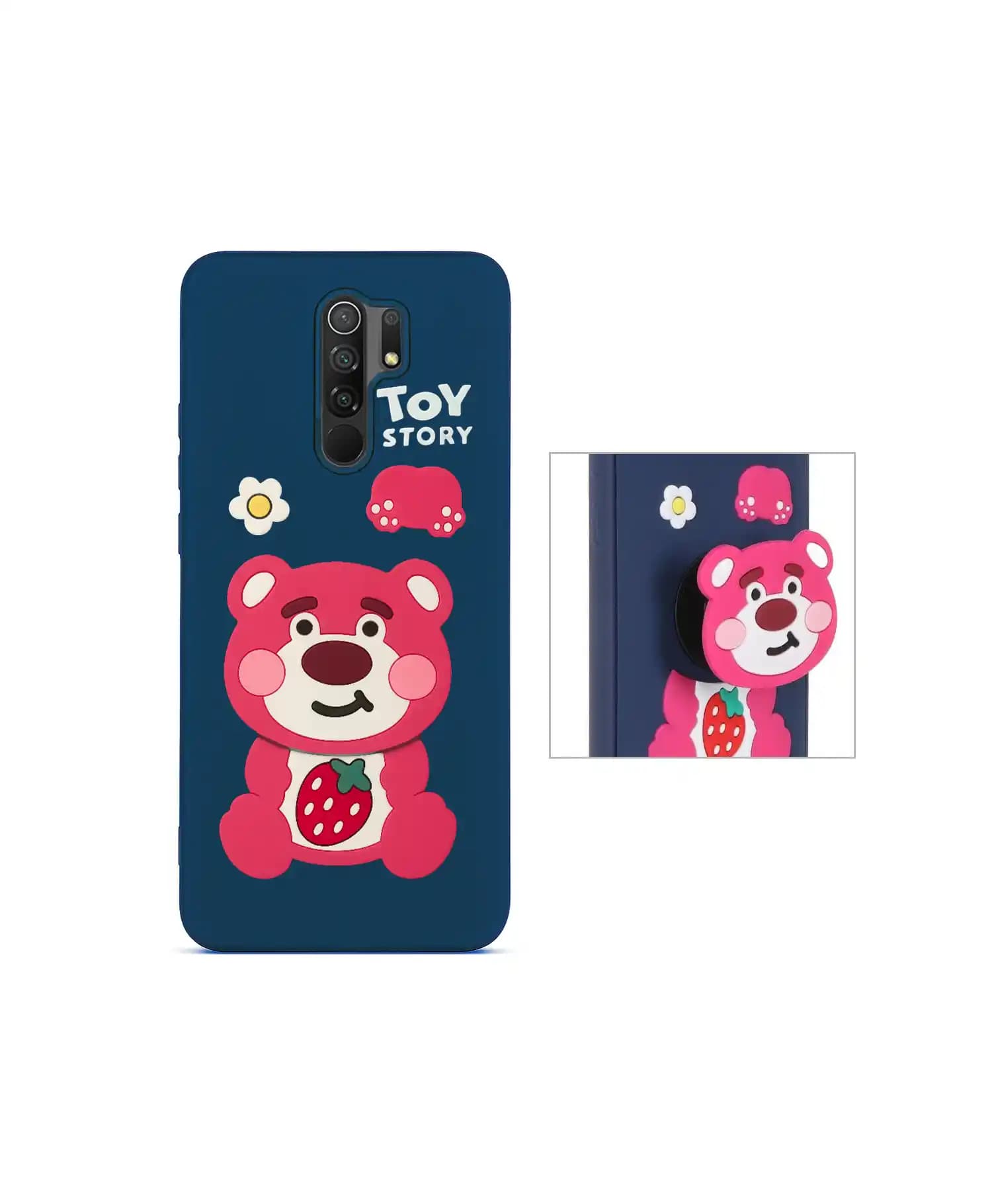 قاب طرح دار ژله ای پاپ سوکت دار گوشی شیائومی Redmi 9 — تصویر ۲
