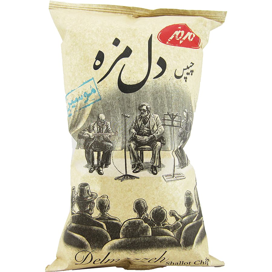چیپس دل مزه با طعم ماست موسیر مزمز ۲۰۰ گرم