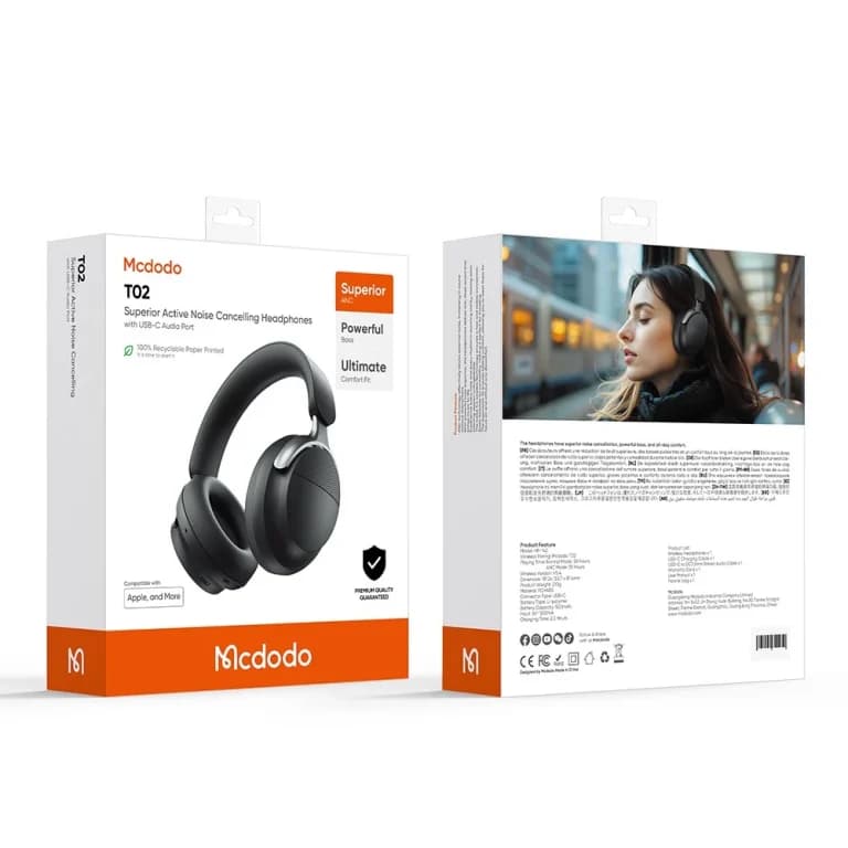 هدفون بلوتوث و هدست مک دودو مدل Mcdodo HP-1421 — تصویر ۲