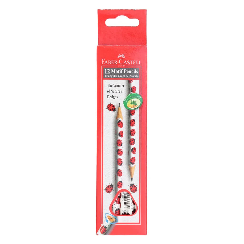 مداد مشکی فابر کاستل Faber Castell طرح کفشدوزک HB — تصویر ۲