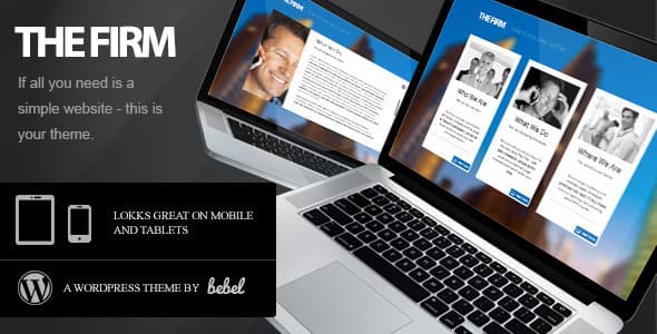 دانلود قالب شرکتی وردپرس The Firm